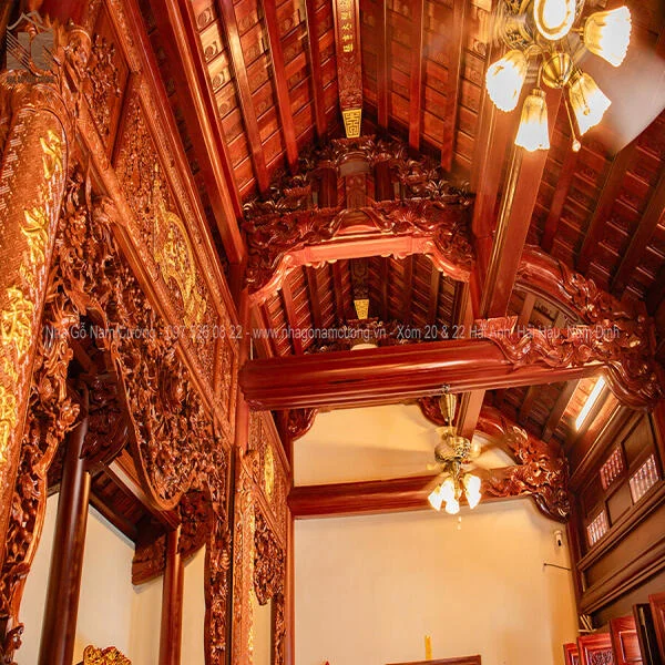 Quá giang nhà gỗ: Kết cấu chịu lực & Nghệ thuật "Trốn cột" độc đáo